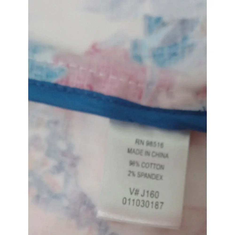 Coldwater Creek Women's Colorful Floral Button Jacket Blazer Sz 10 Unlined
